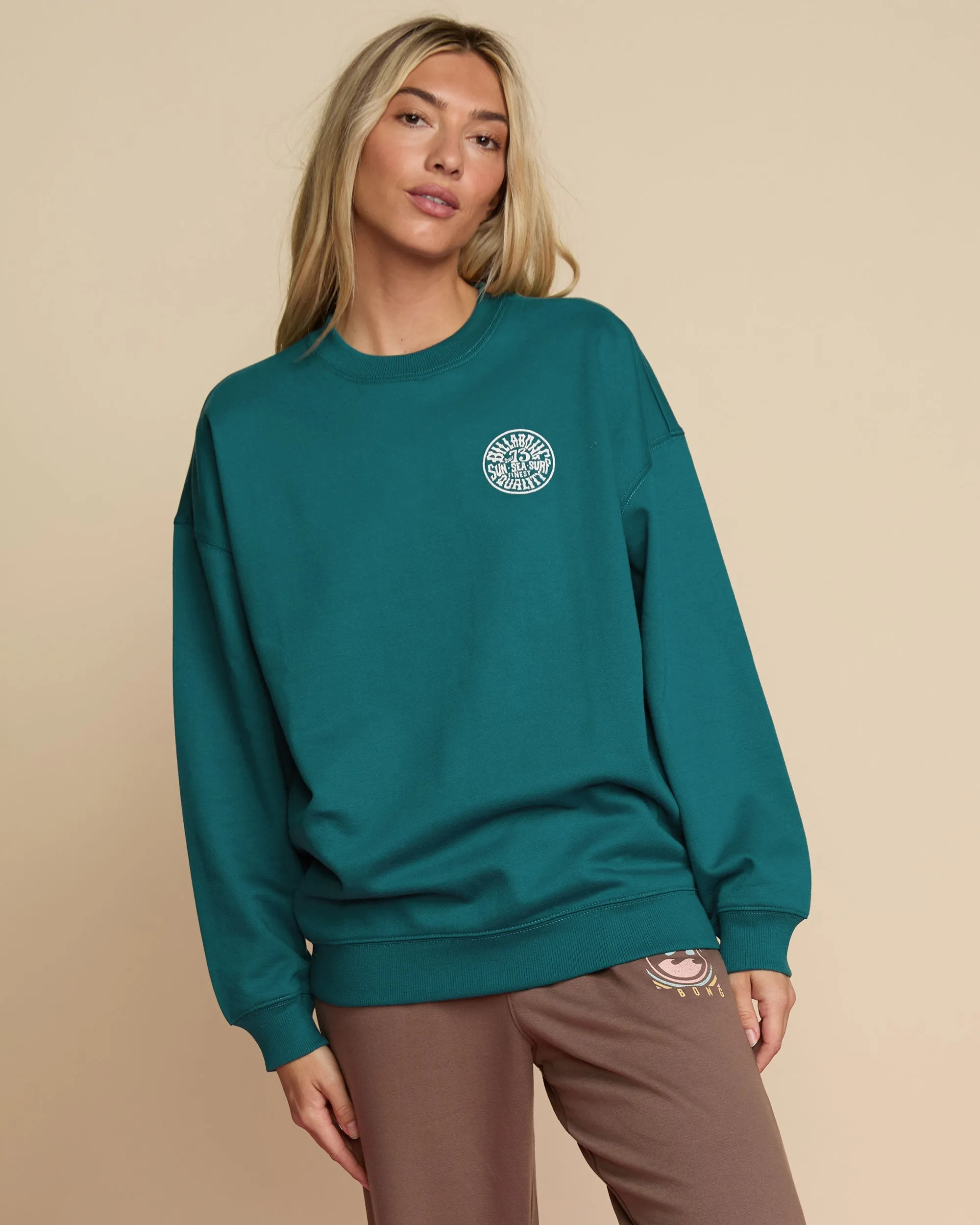 Sun Sea Surf Crew Sweatshirt - South Pacific