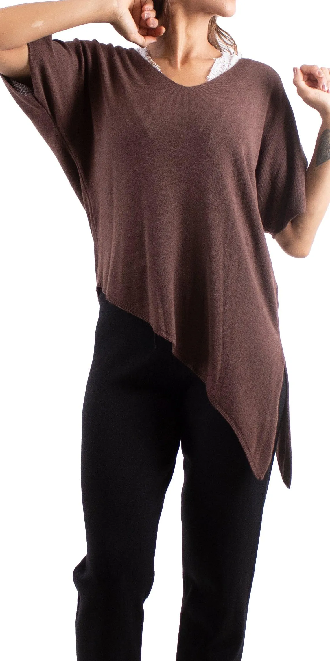 Venosa V-Neck Dolman Top