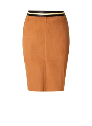 Yest - Suede Pencil Skirt