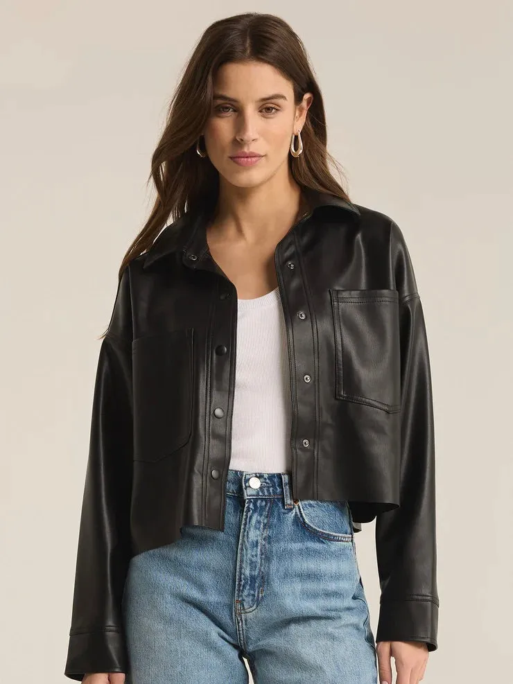 {Z Supply} All Day Faux Leather Jacket